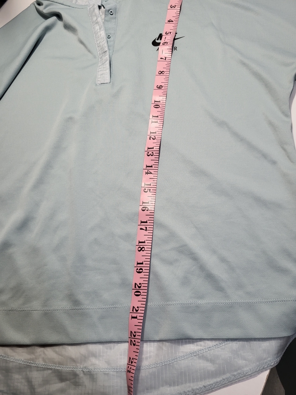 Nike Light Blue Half-Zip Pullover Sweatshirt - Picture 6 of 9